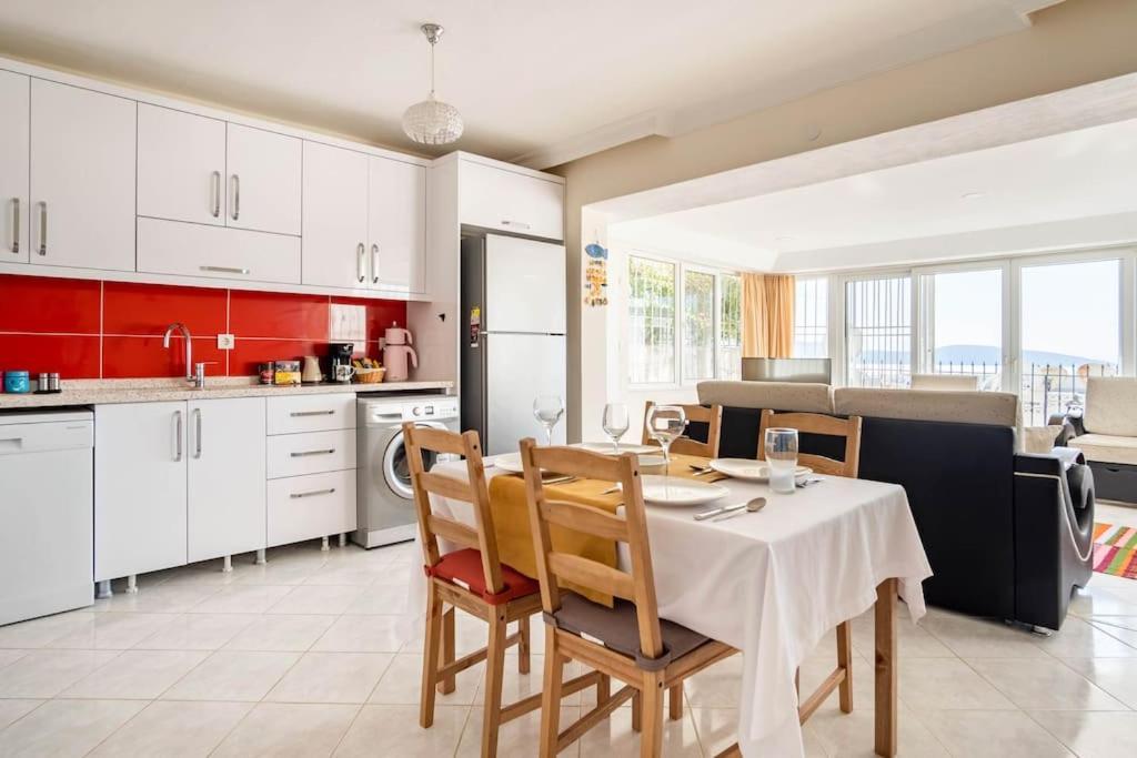 Bodrum Burcu Residence, Magnificent Sea View, Cozy, Free Otopark, Free Wifi Exterior foto